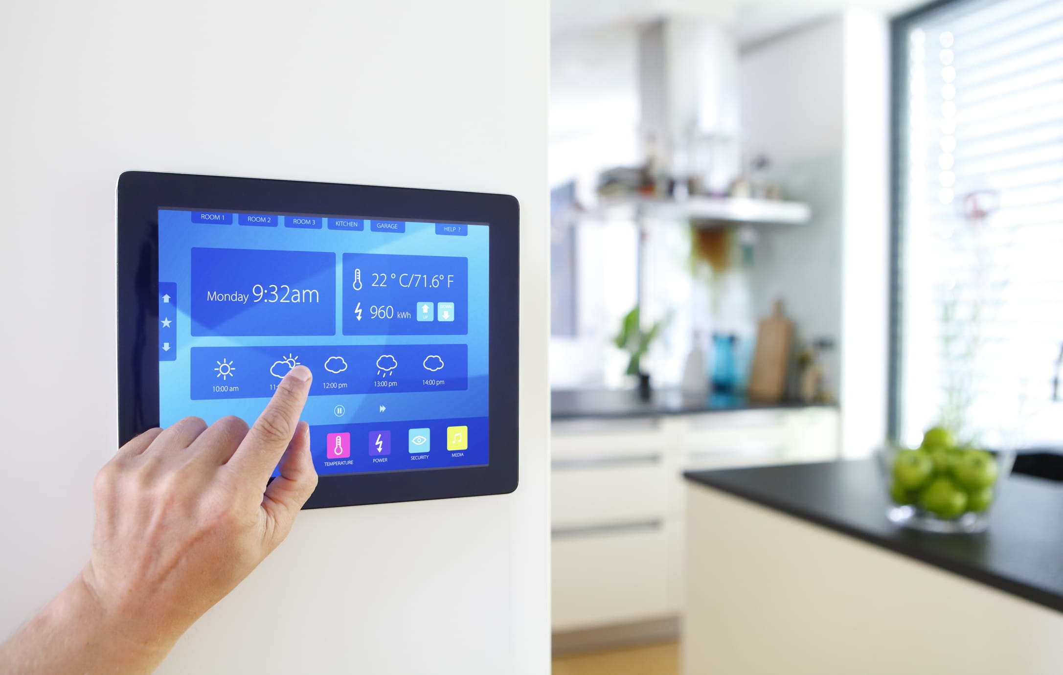 Security Systems Cheshire Home Security Control Panel